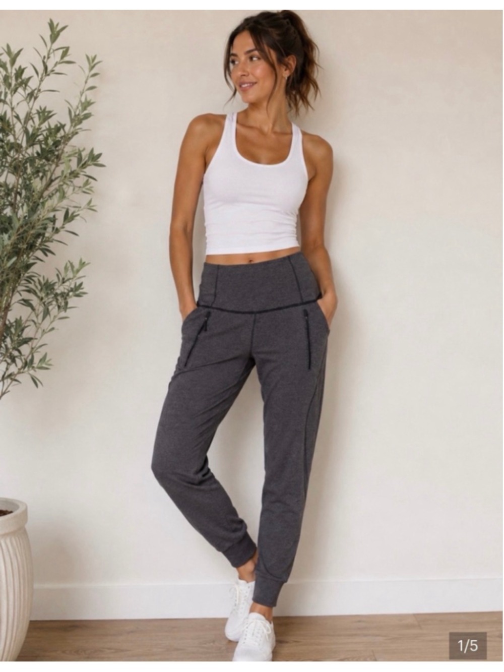 lululemon athletica Dark Gray Track Joggers